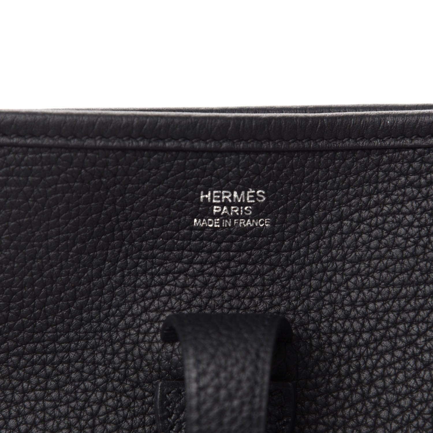 Hermes Taurillon Clemence Evelyne III PM Black 8 of 10