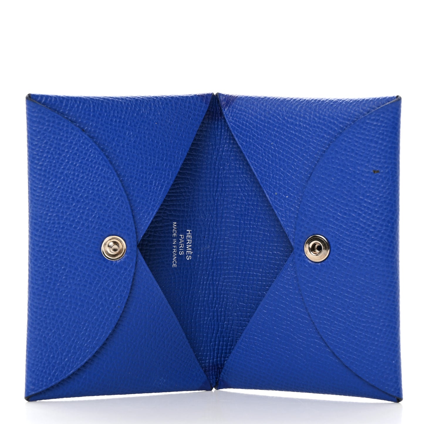 Epsom Calvi Card Case Bleu Electrique