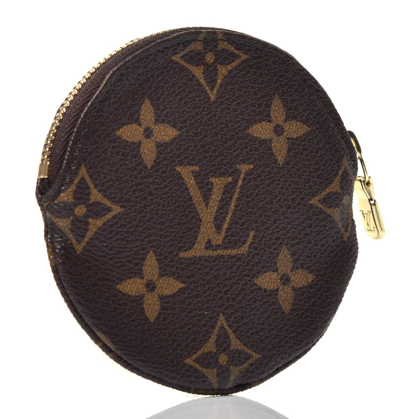 Monogram 2019 Christmas Animation Round Coin Purse Blue
