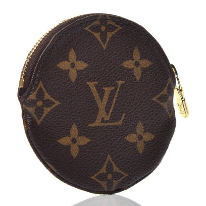 Louis Vuitton Monogram 2019 Christmas Animation Round Coin Purse Blue 3 of 7