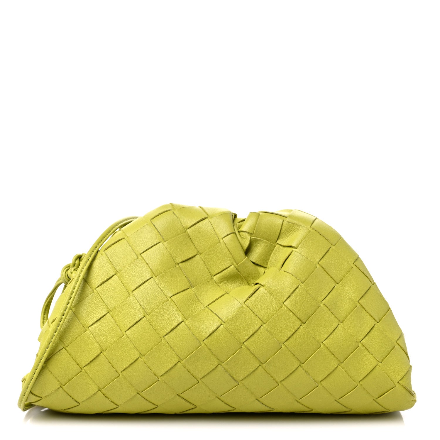 Bottega Veneta Nappa Intrecciato The Mini Pouch Kiwi 1 of 8