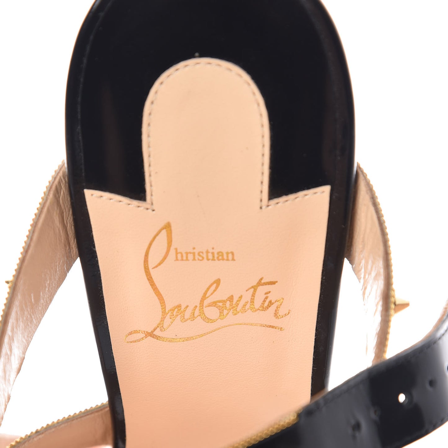 Jazz Calfskin Sexy Strapi 70 Spiked Sandals 39 Black Gold