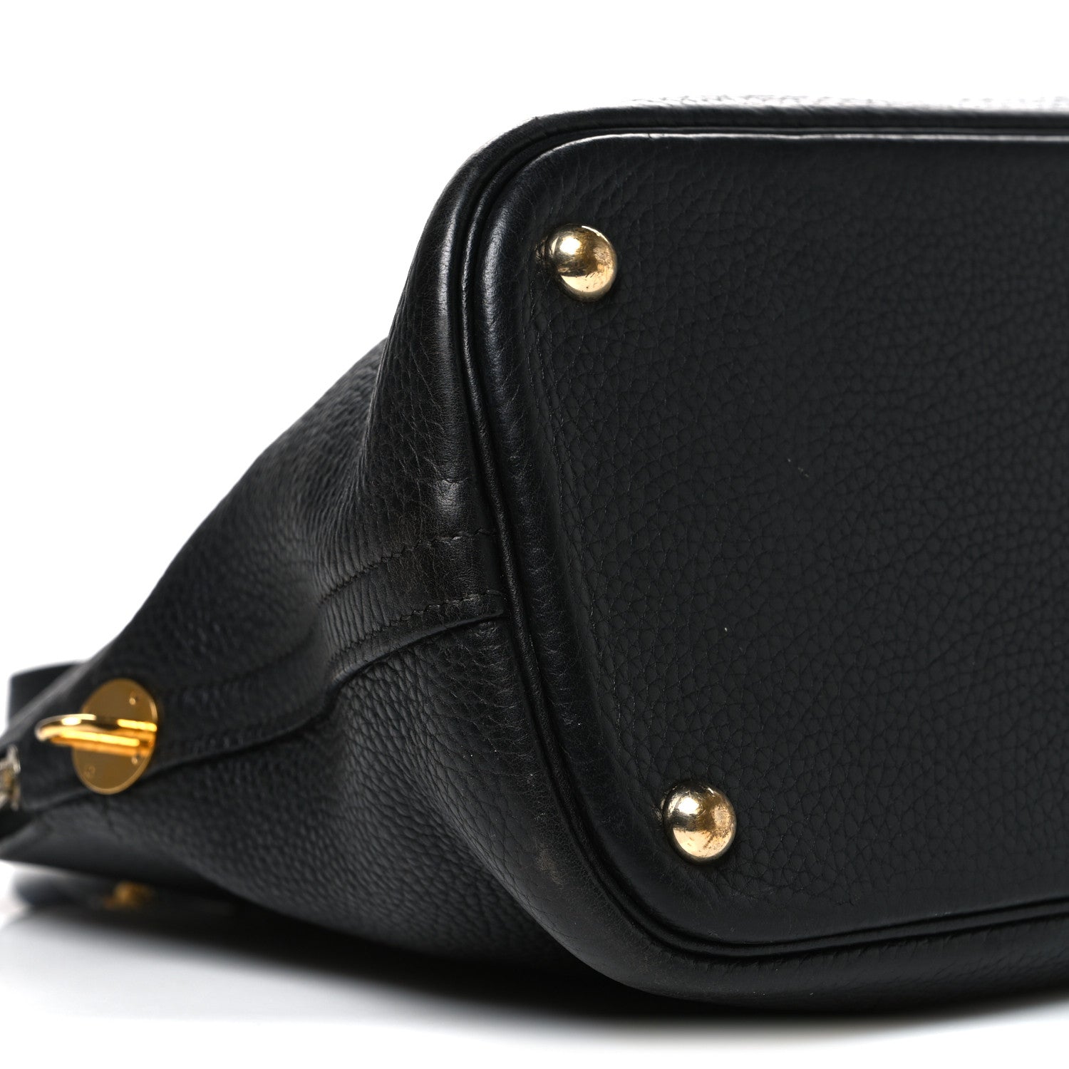 Hermes Taurillon Clemence Bolide 35 Black 9 of 10