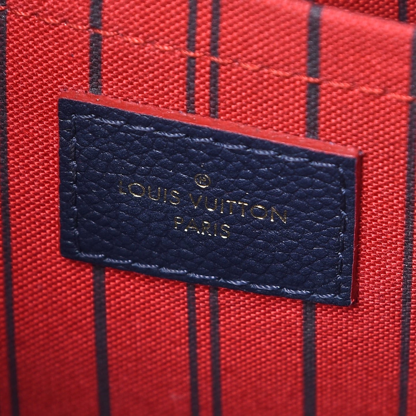 Empreinte Montaigne MM Marine Rouge