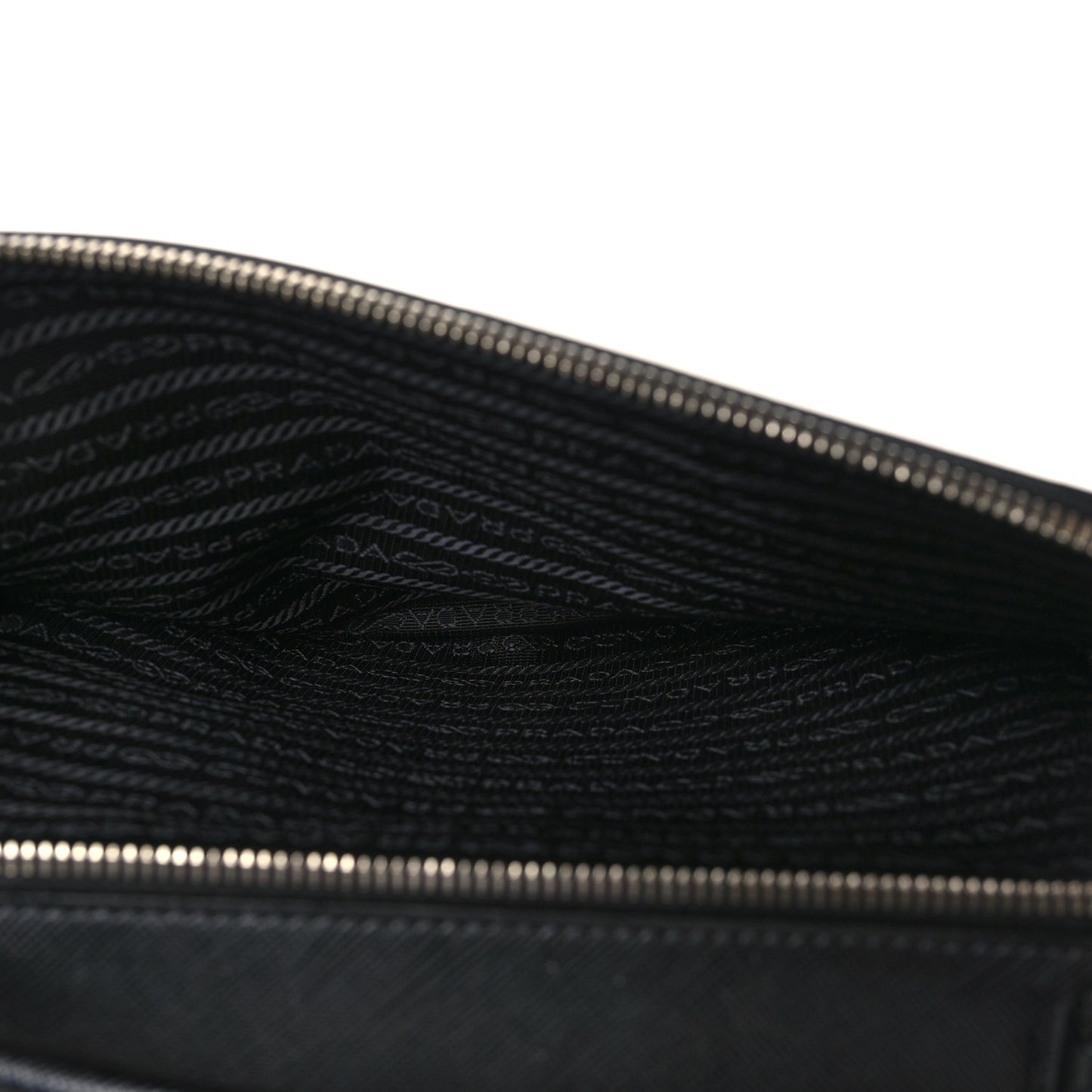 Saffiano Travel Medium Brique Crossbody Bag Black