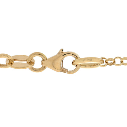 Foundrae 18K Yellow Gold Diamond True Love Medium Mixed Belcher Extended Necklace 4 of 5