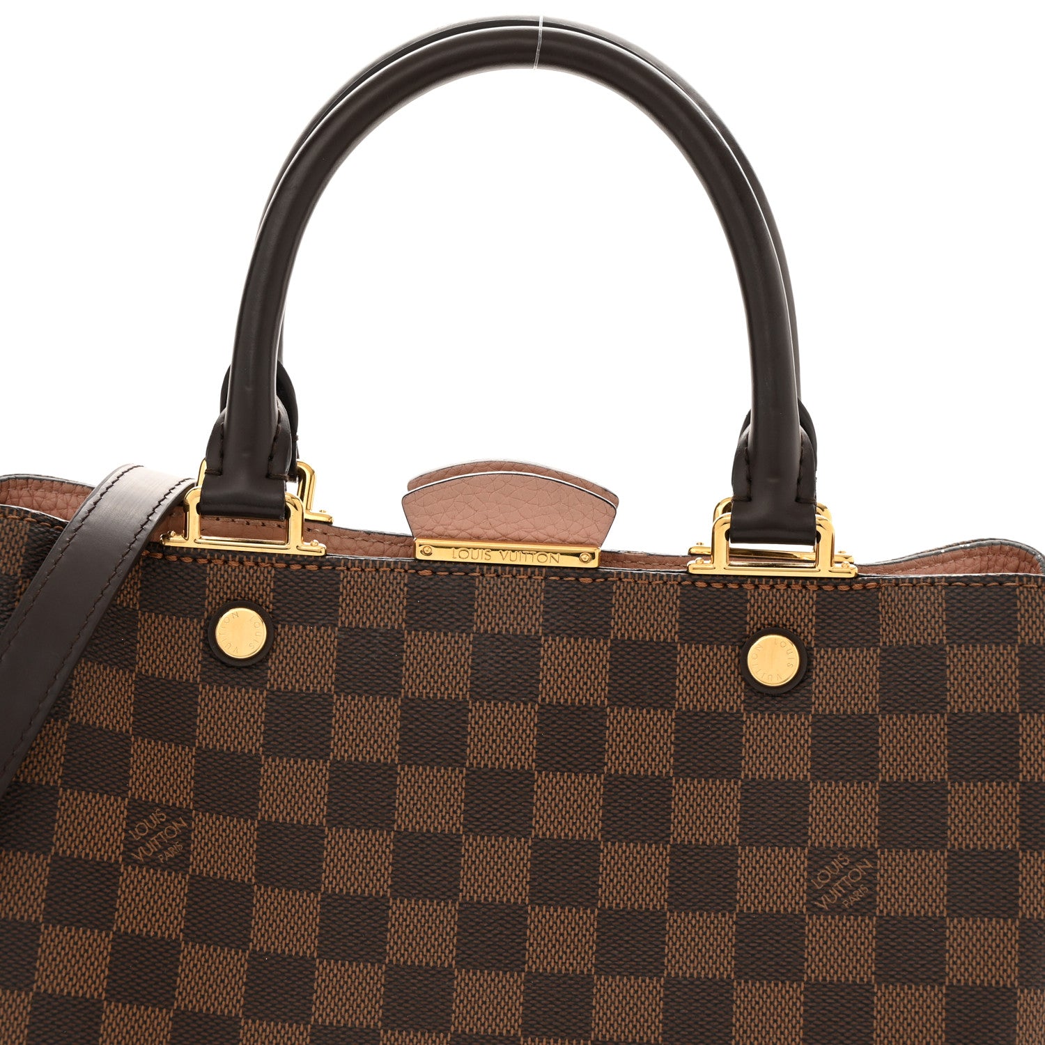 Louis Vuitton Damier Ebene Cuir Taurillon Brittany Magnolia 8 of 17