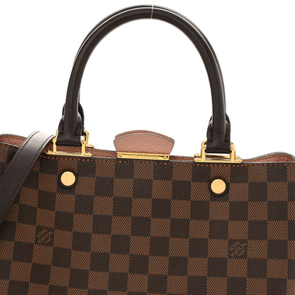 Louis Vuitton Damier Ebene Cuir Taurillon Brittany Magnolia 8 of 17