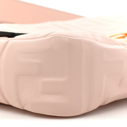 Fendi Nappa FF 1974 Embossed Baguette Rosa Quarzo 8 of 14