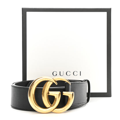 Gucci Calfskin Double G 40mm Belt 90 36 Black 8 of 8