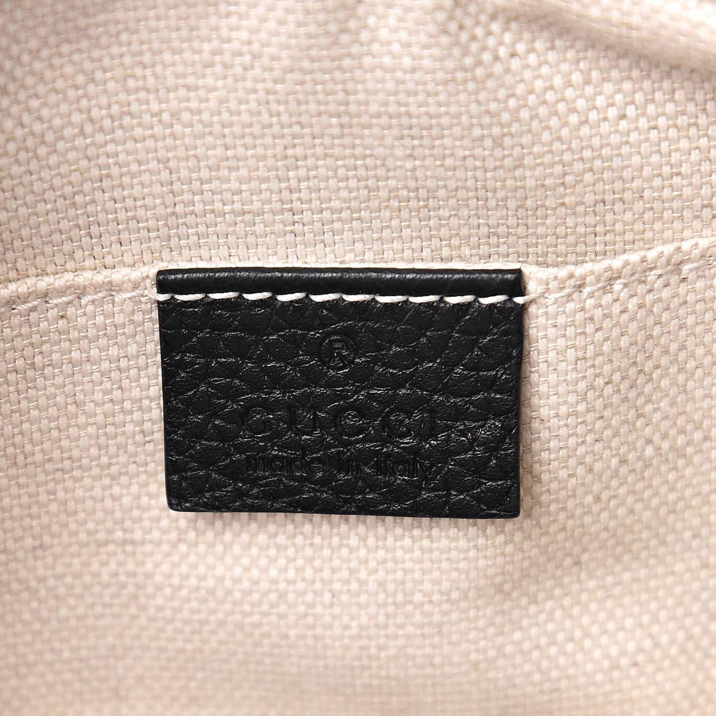 Pebbled Calfskin Small Soho Disco Bag Black