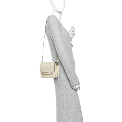 Hermes Matte Alligator Mini Sac Roulis Beton 2 of 11