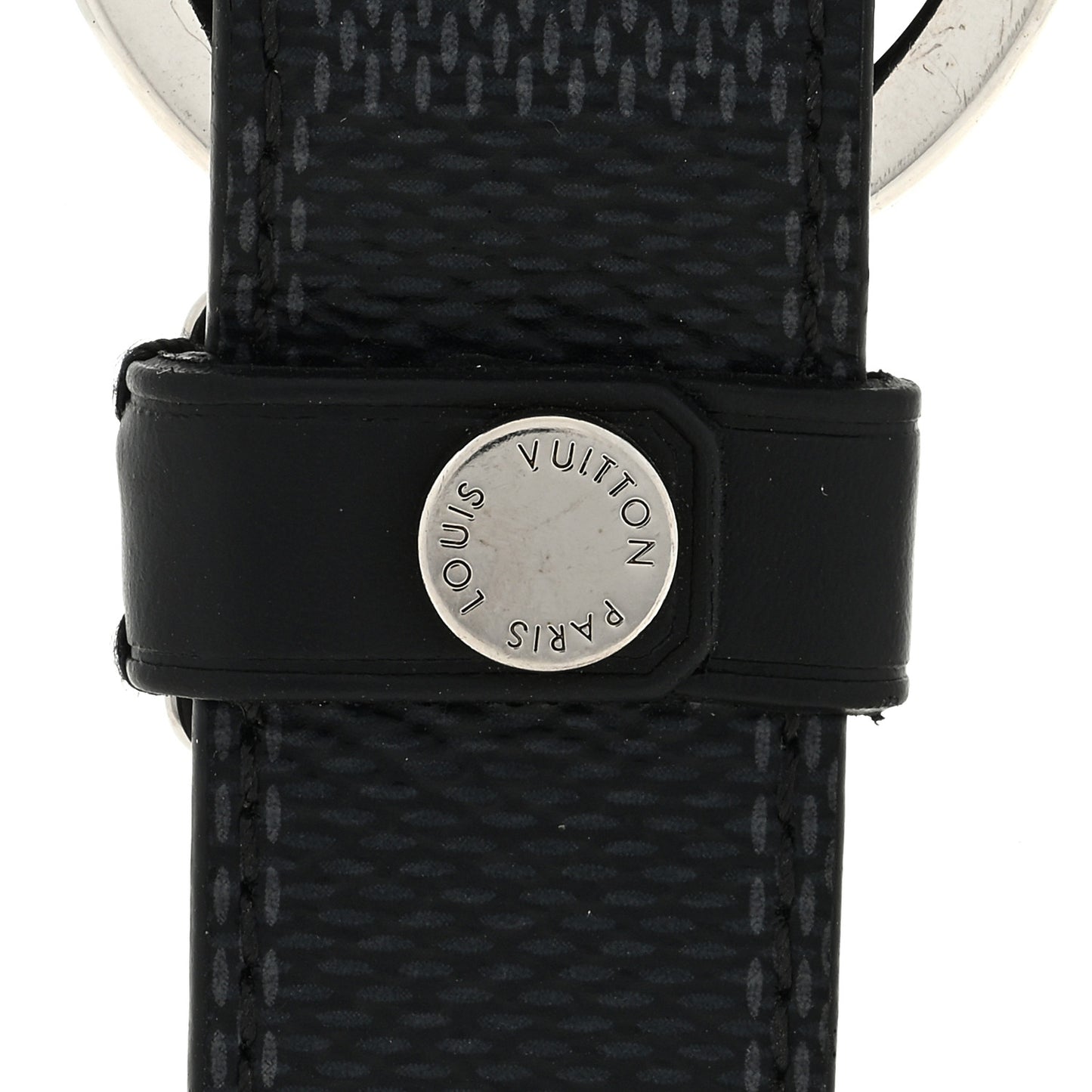 Damier Graphite LV Dragonne Key Holder