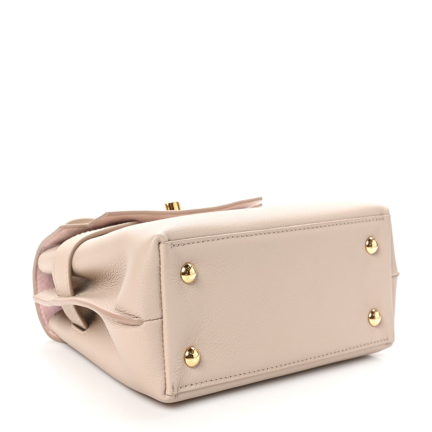 Soft Calfskin Mini Lockme Ever Greige