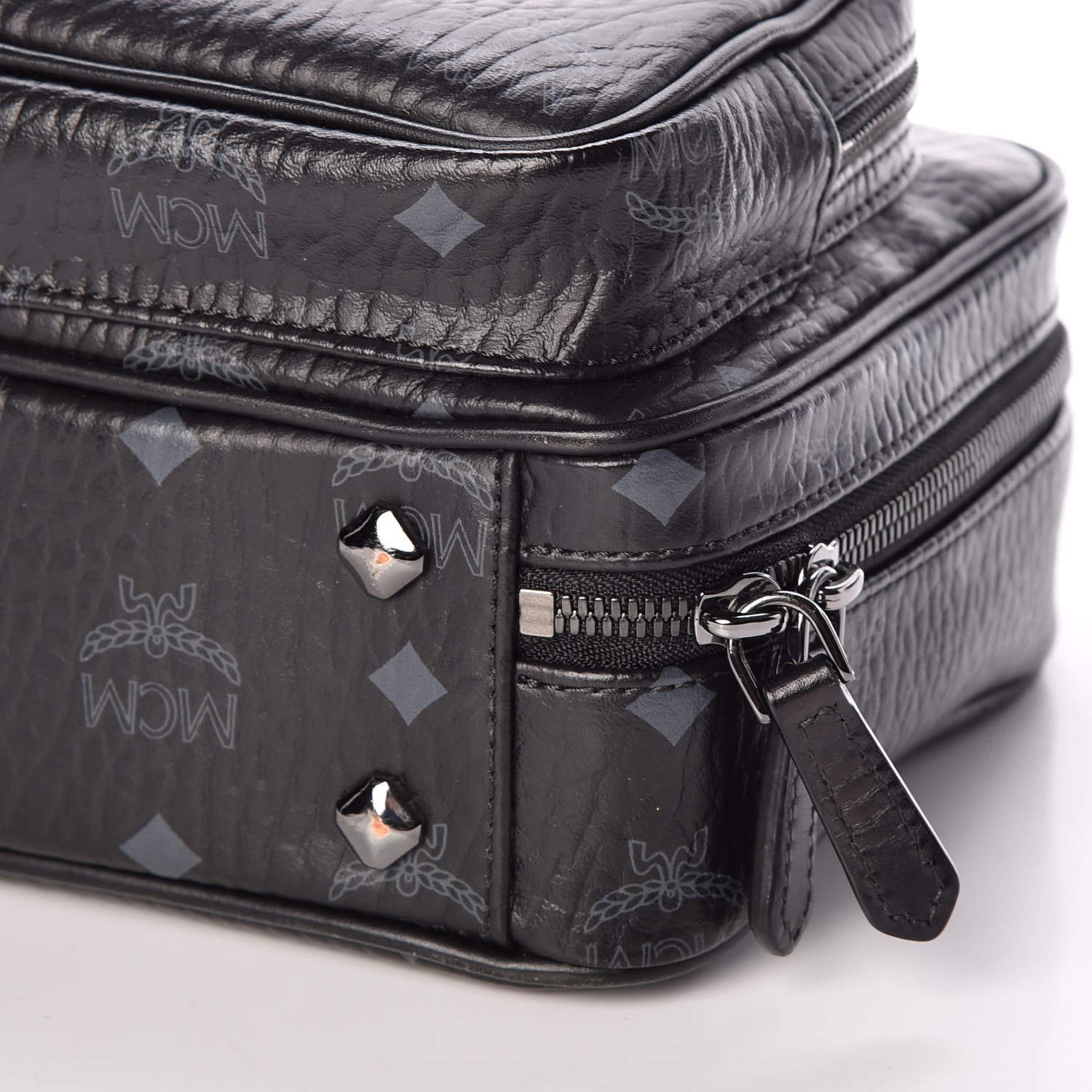 MCM Visetos Toiletry Case Black 9 of 9