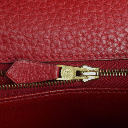 Hermes Taurillon Clemence Kelly Retourne 32 Rouge 15 of 20