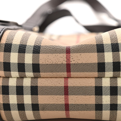 Burberry Haymarket Check Tote Chocolate 10 of 12