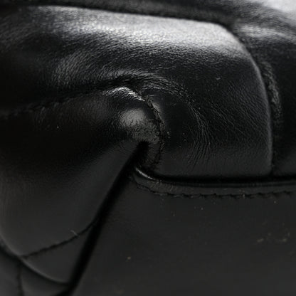 Saint Laurent Calfskin Y Quilted Monogram Small Loulou Chain Satchel Black 13 of 13