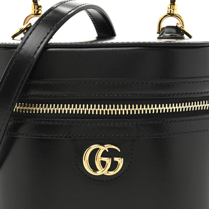 Gucci Calfskin Mini Bamboo Top Handle Shoulder Bag Black 8 of 10