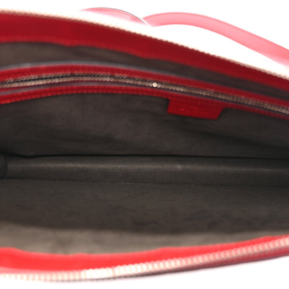 Gucci Guccissima Signature Messenger Bag Hibiscus Red 5 of 11