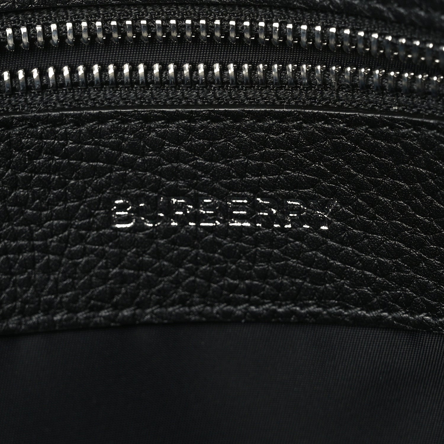 Burberry Calfskin Logo Messenger Black 6 of 8