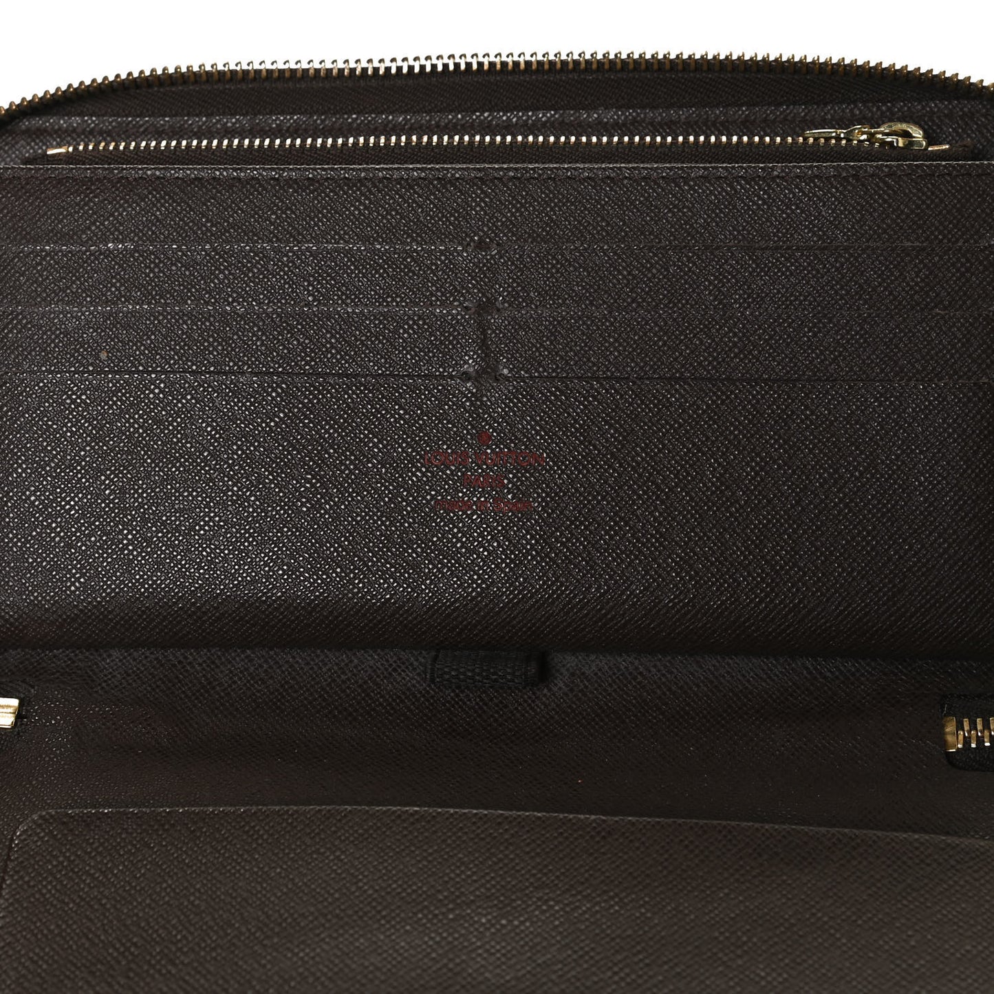 Damier Ebene Zippy Organizer Wallet