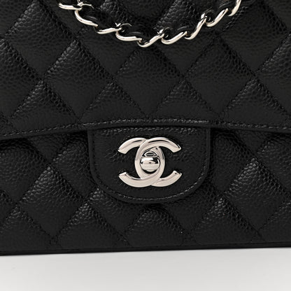 Chanel Caviar Quilted Medium Double Flap Black 8 of 11