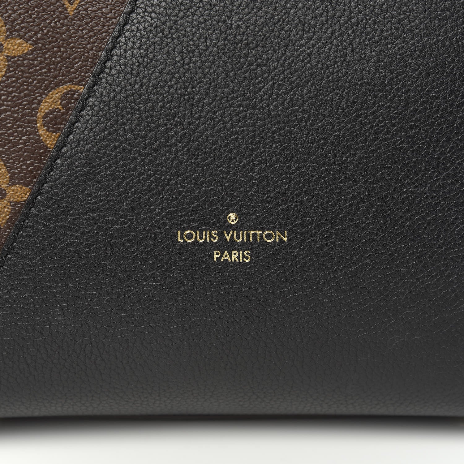 Louis Vuitton Calfskin Monogram Kimono Tote PM Black 9 of 9