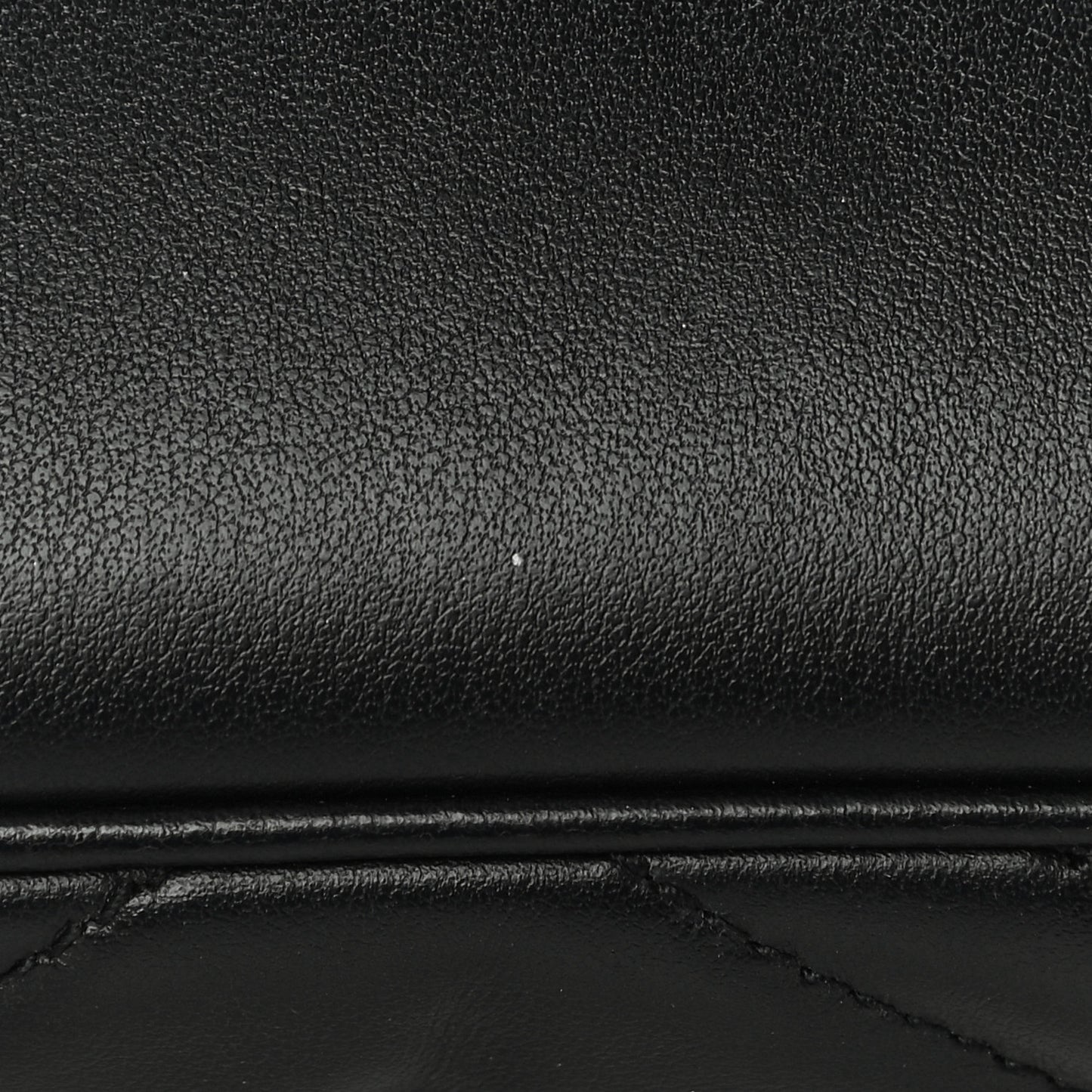 Calfskin Matelasse Small GG Marmont Top Handle Shoulder Bag Black