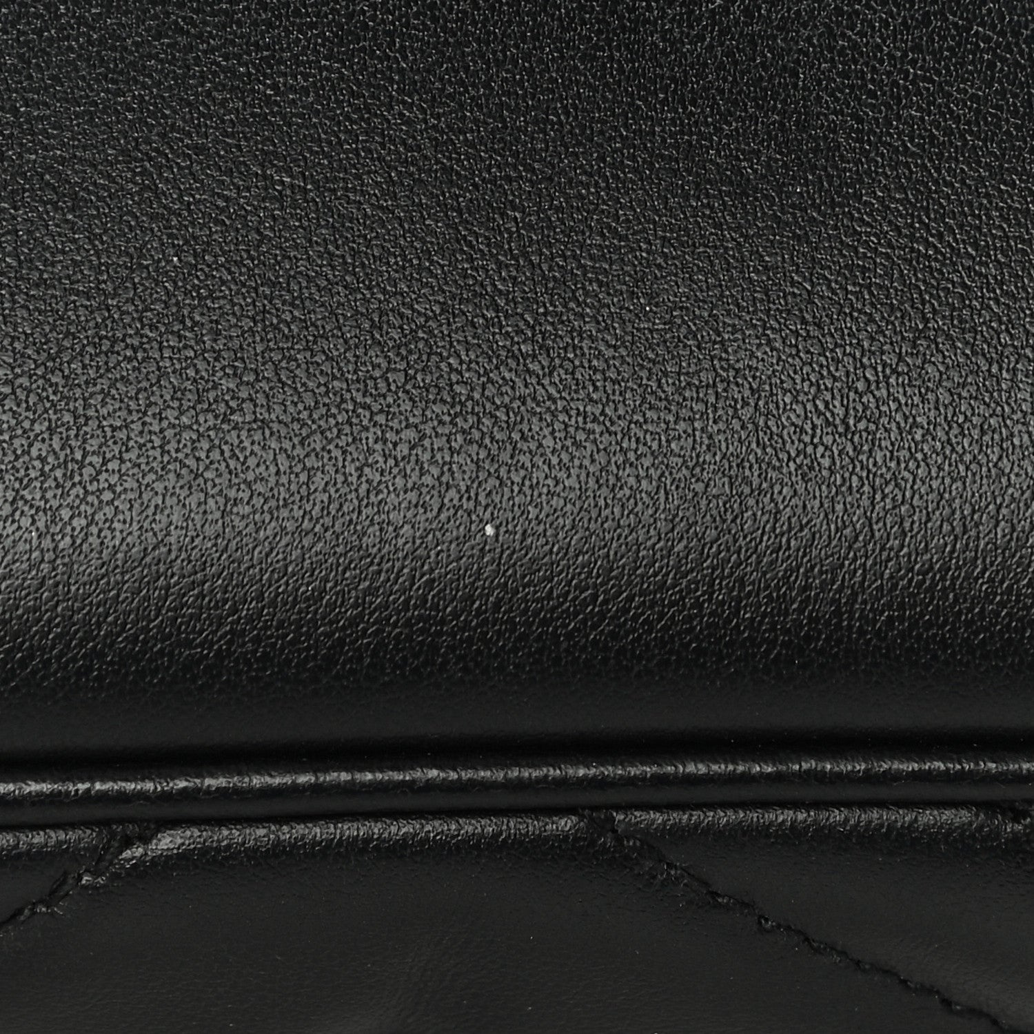 Gucci Calfskin Matelasse Small GG Marmont Top Handle Shoulder Bag Black 13 of 13