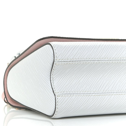 Louis Vuitton Epi Asnieres Flowers Twist Shoulder Bag PM White 8 of 12