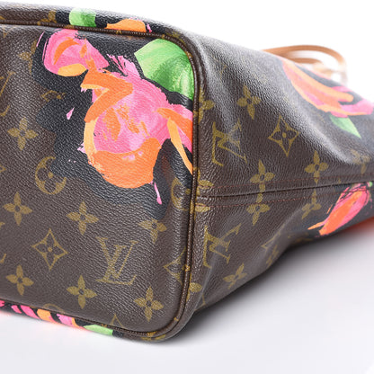 Louis Vuitton Monogram Roses Neverfull MM 9 of 11