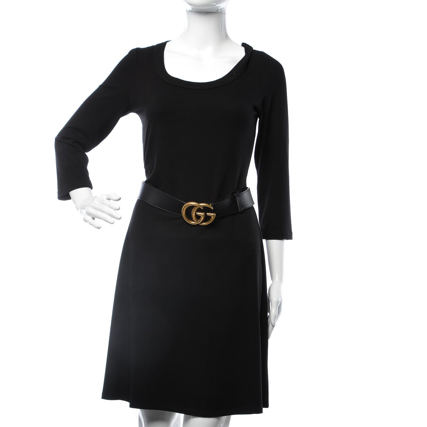 Calfskin Double G 40mm Belt 90 36 Black