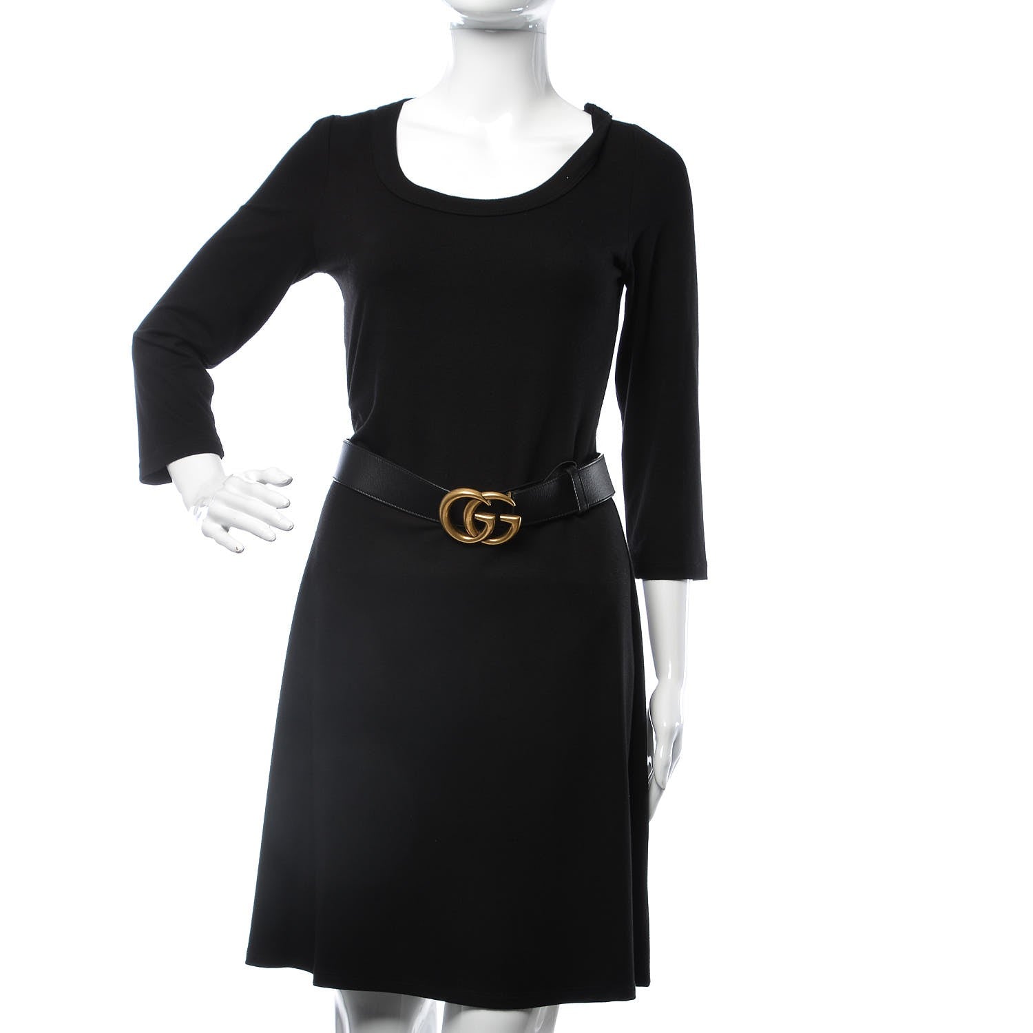 Gucci Calfskin Double G 40mm Belt 90 36 Black 2 of 7