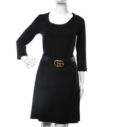 Gucci Calfskin Double G 40mm Belt 90 36 Black 2 of 7