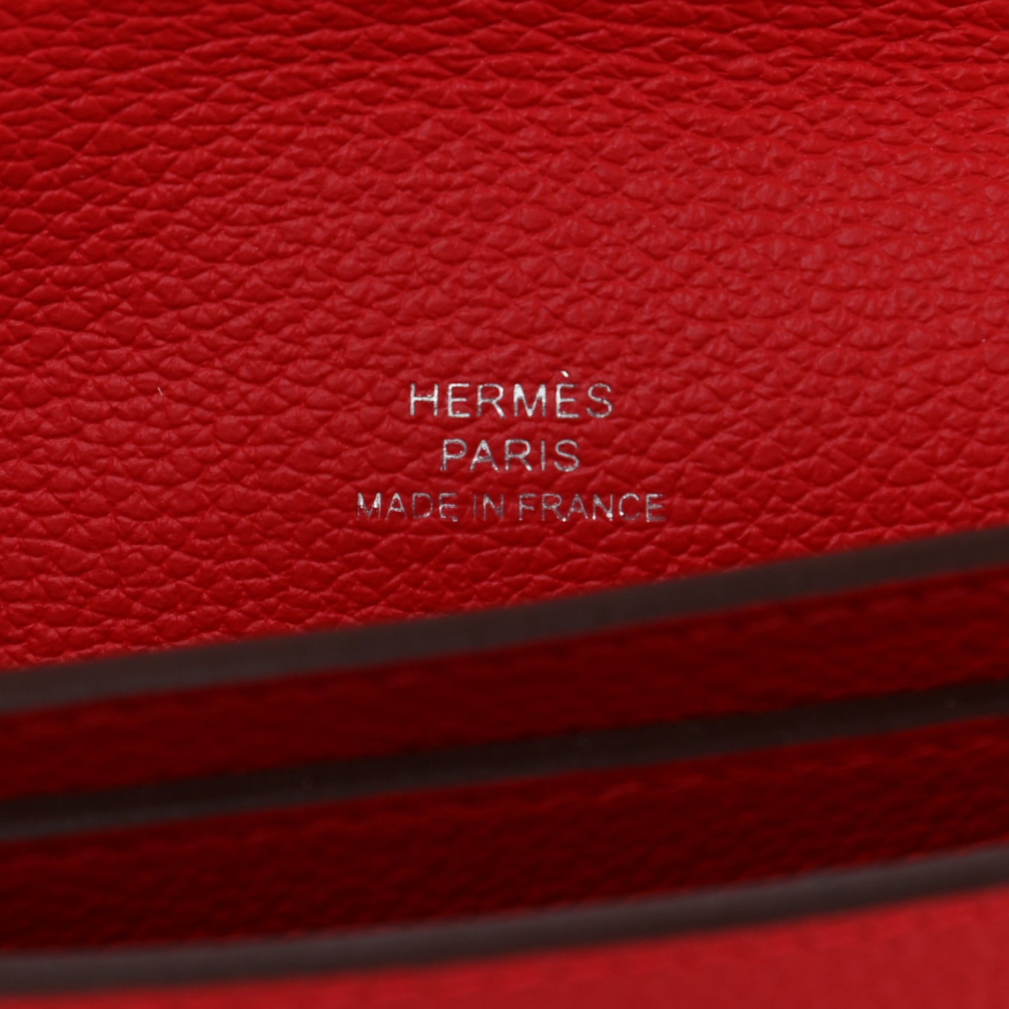 Evercolor H Passant Clutch Rouge De Coeur Rouge H Rose Texas