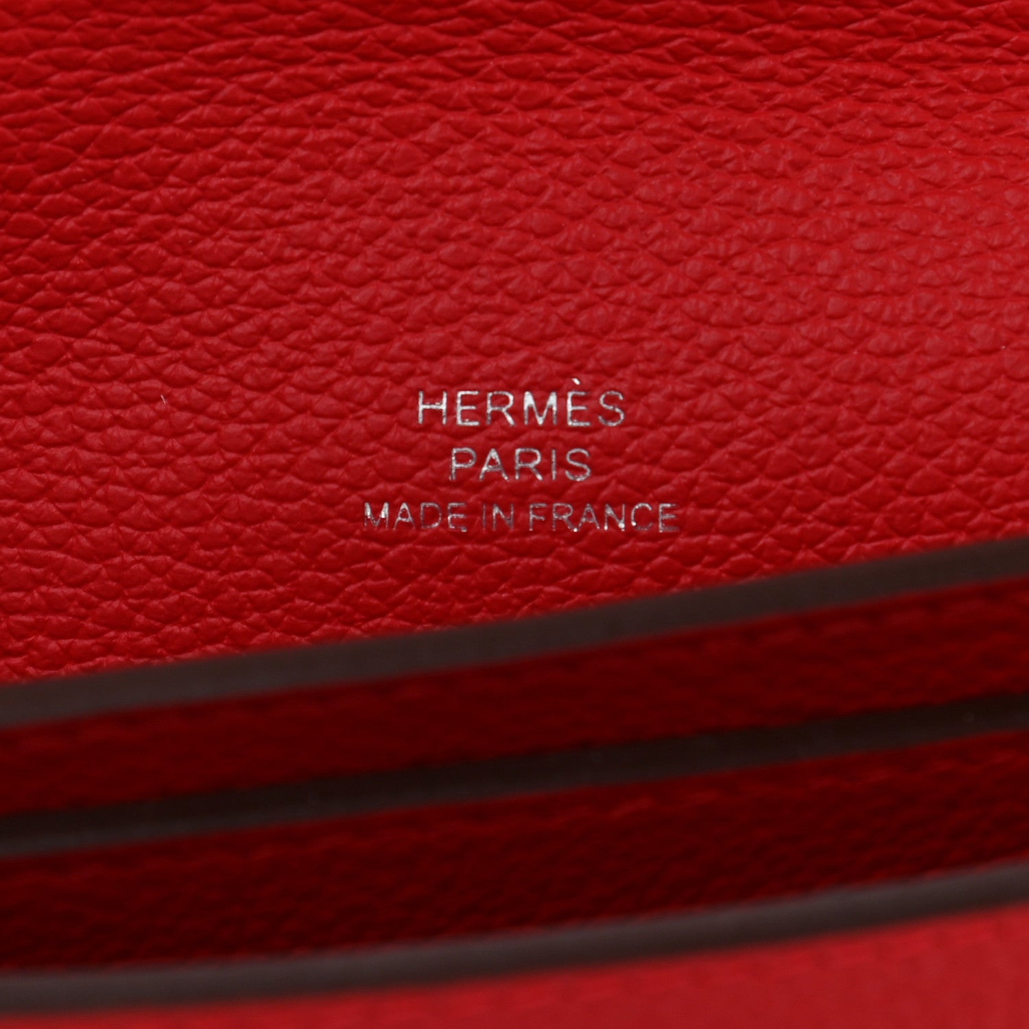 Hermes Evercolor H Passant Clutch Rouge De Coeur Rouge H Rose Texas 6 of 6