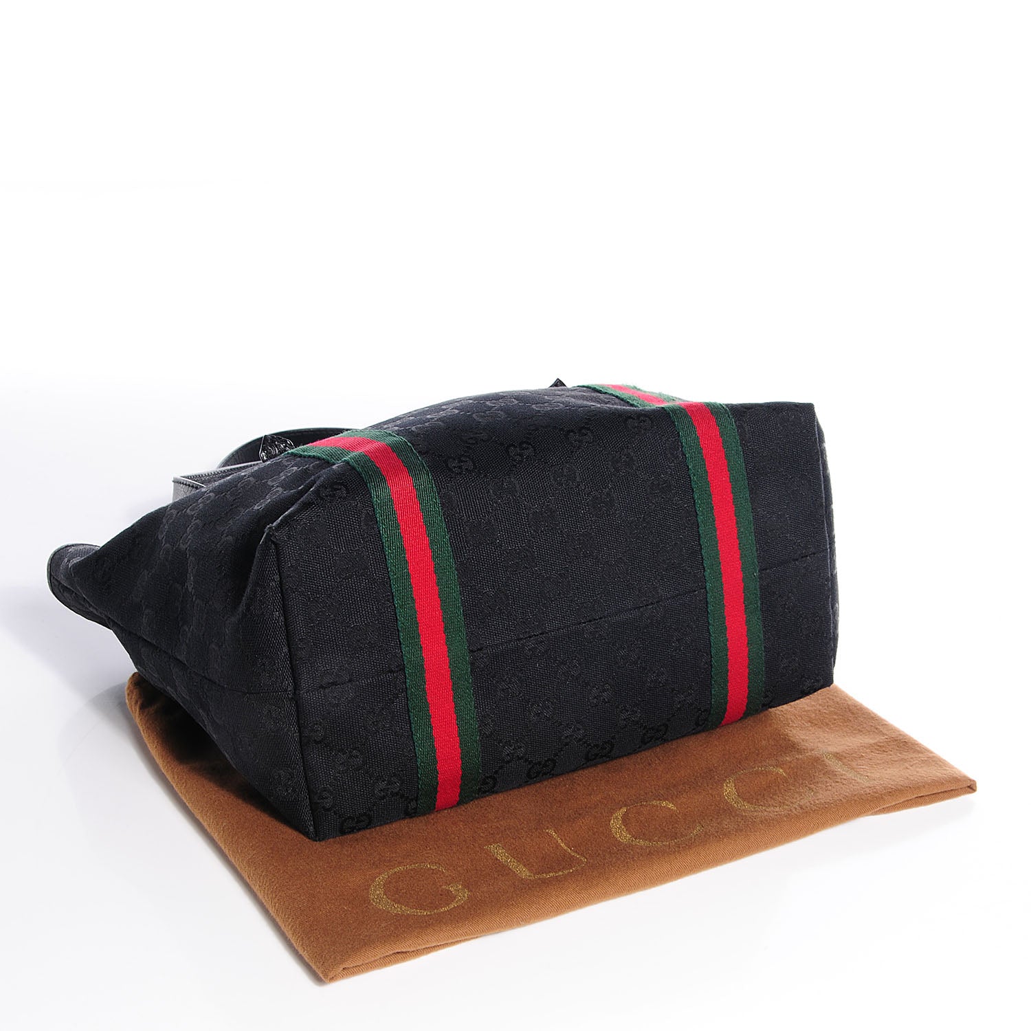 Gucci Monogram Jolicoeur Medium Tote Black 4 of 7