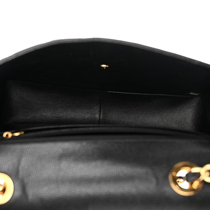 Chanel Caviar Jumbo Single Flap Black 5 of 12