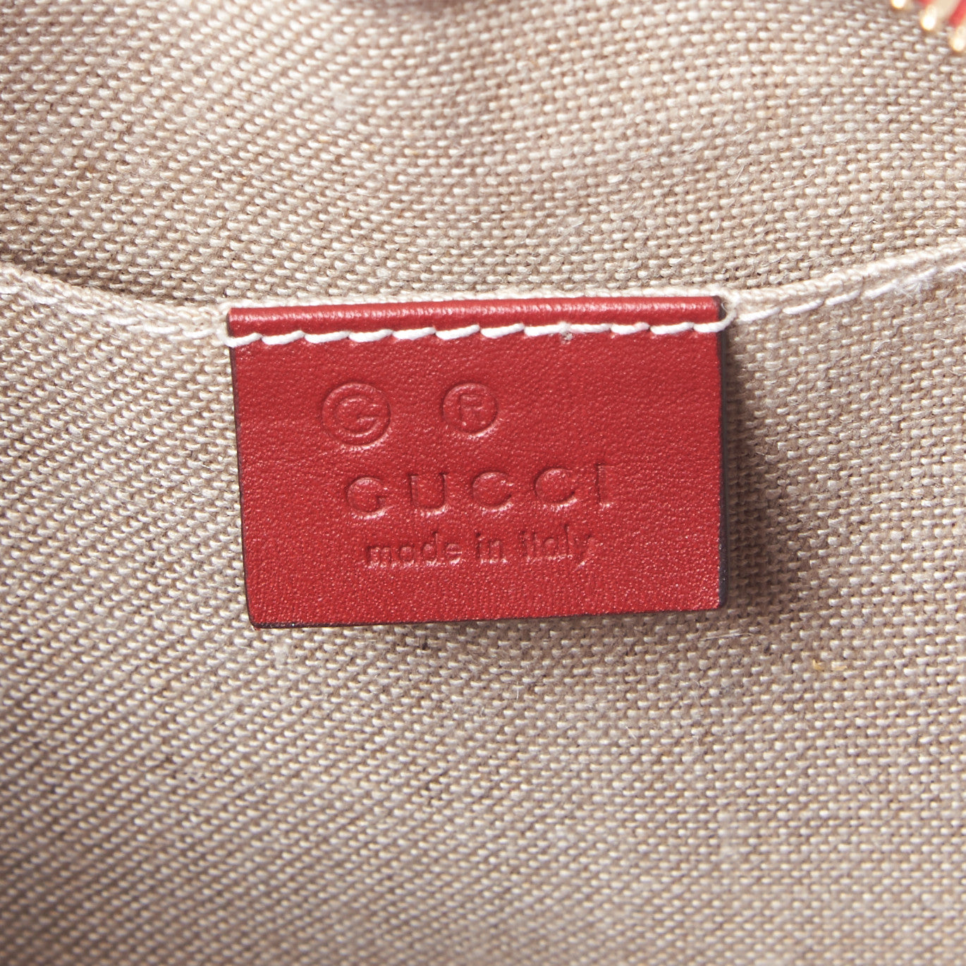 Microguccissima Mini Bree Messenger Bag Red
