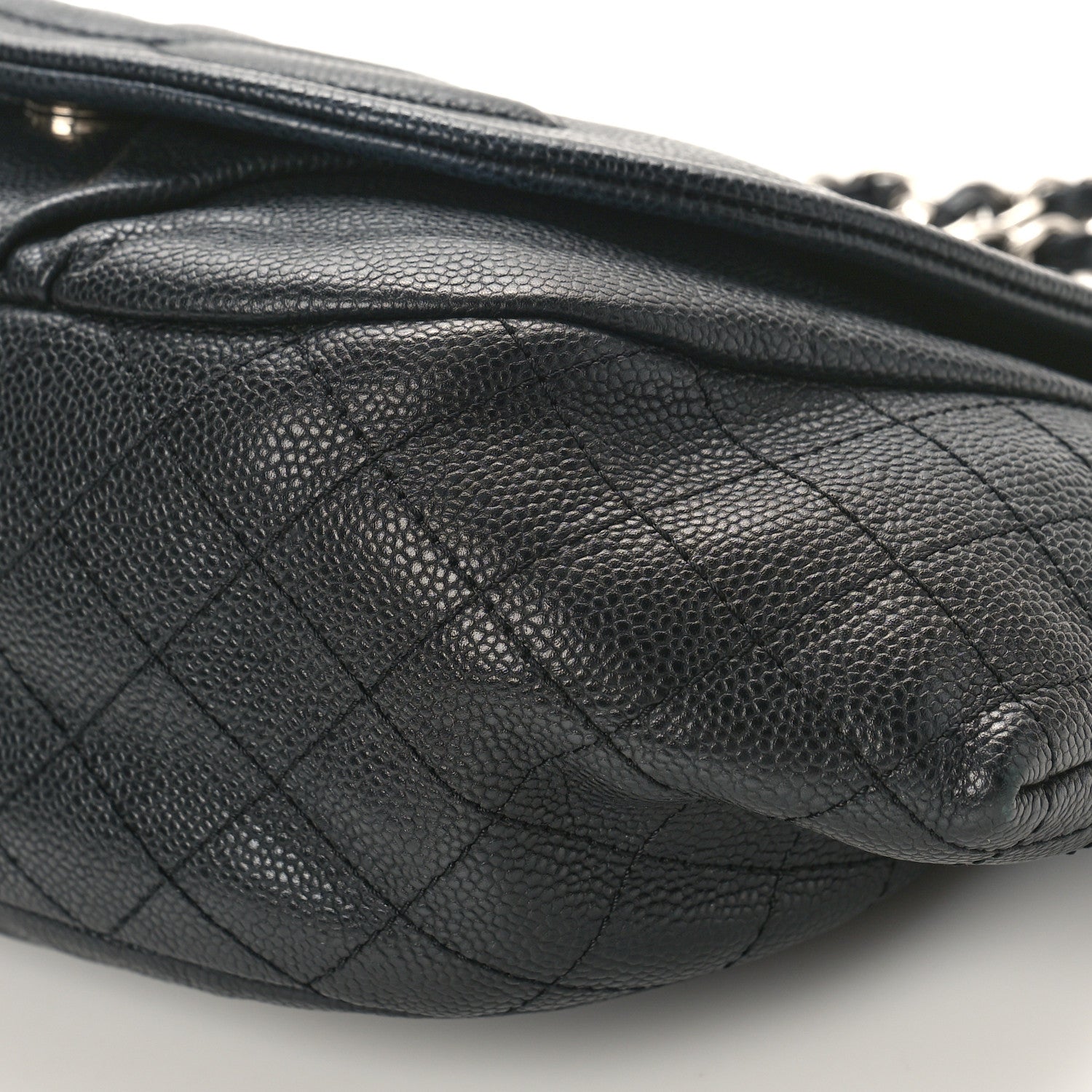 Chanel Caviar Half Moon Large Flap Black 9 of 9