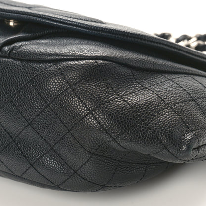 Chanel Caviar Half Moon Large Flap Black 9 of 9