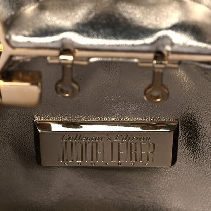 Judith Leiber Crystal Money Bags Minaudiere Clutch Gold 6 of 10