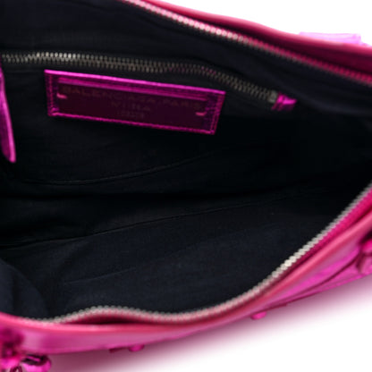 Balenciaga Metallic Chevre Classic Hardware First Magenta 6 of 10
