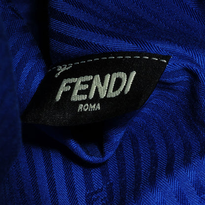 Fendi Vitello Elite Medium 2Jours Tote Blue Neon 9 of 11