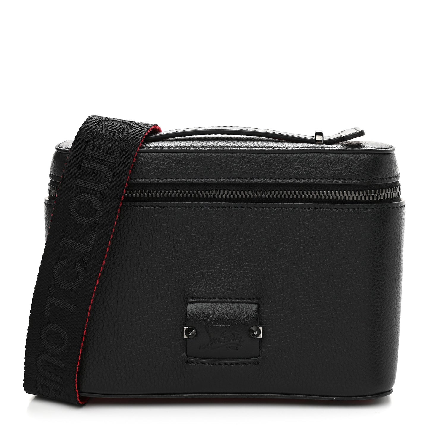 Calfskin Kypipouch Small Top Handle Messenger Bag Black