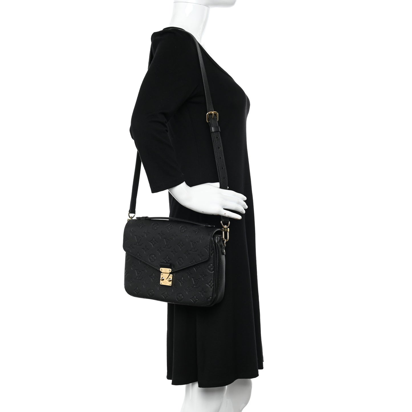 LOUIS VUITTON Empreinte Pochette Metis Black