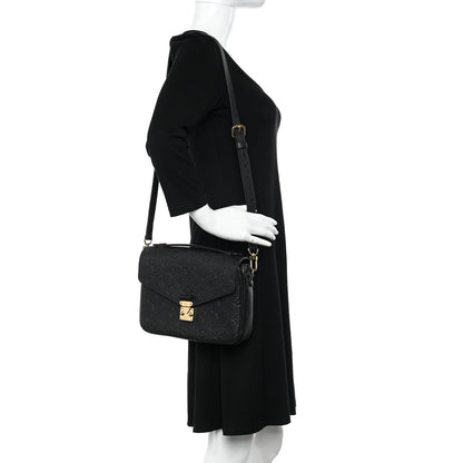 Louis Vuitton LOUIS VUITTON Empreinte Pochette Metis Black 2 of 9