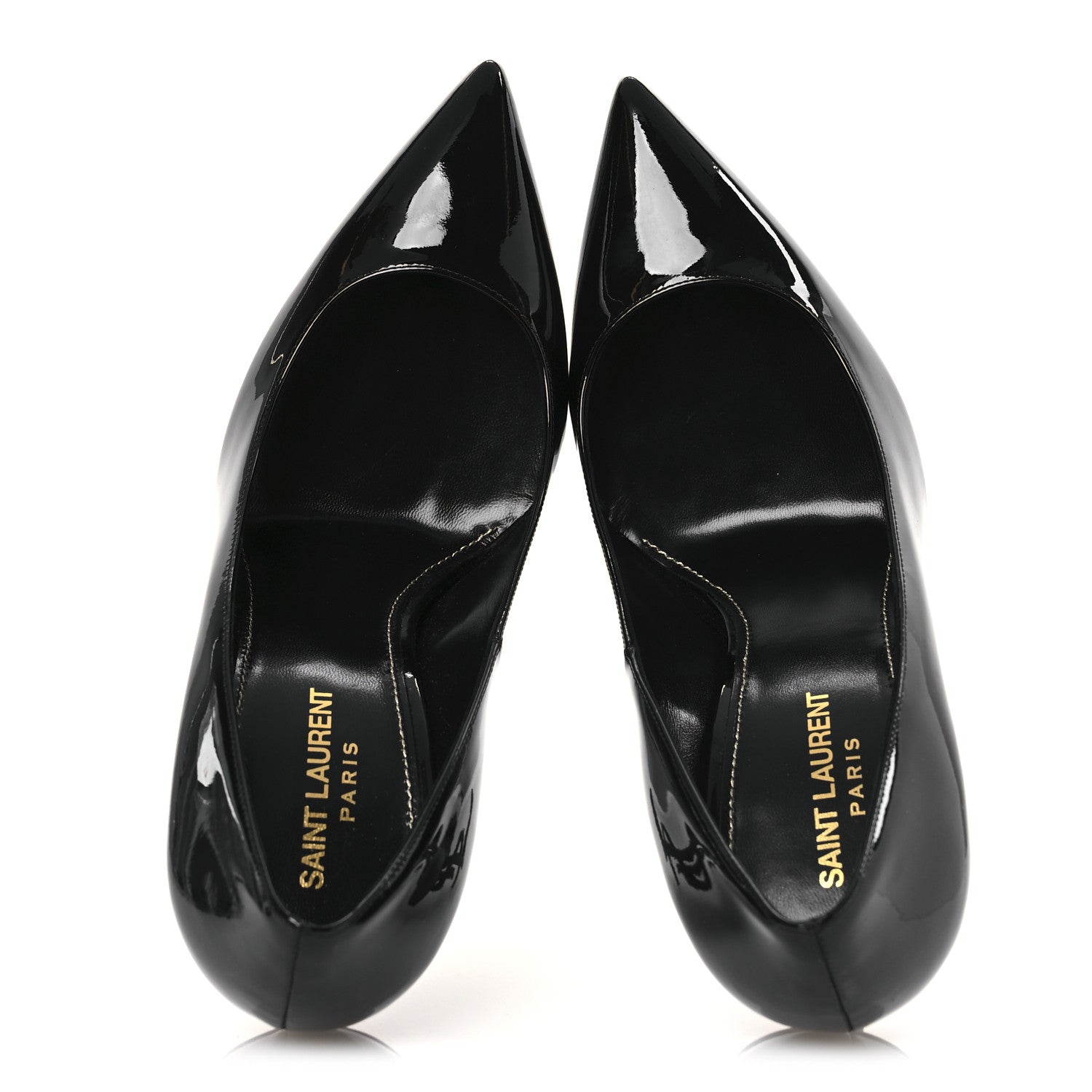 Saint Laurent Patent Calfskin Opyum 110 Pumps 40 Black 2 of 11