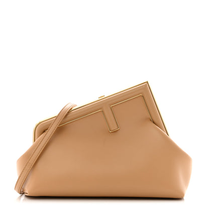 Fendi Shiny Nappa Small Fendi First Sand 1 of 11